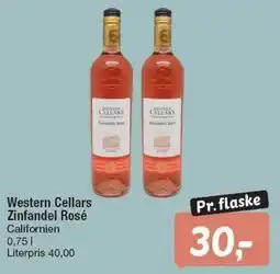 Fakta Tyskland Western Cellars Zinfandel Rosé tilbud