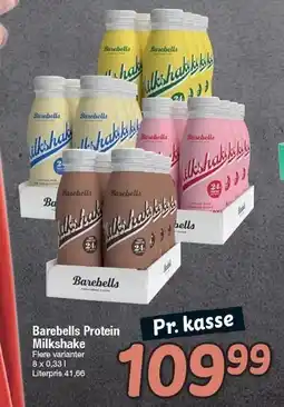 Fakta Tyskland Barebells protein milkshake tilbud