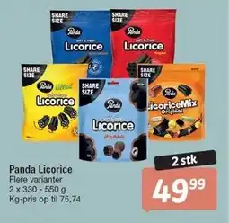 Fakta Tyskland Panda Licorice tilbud