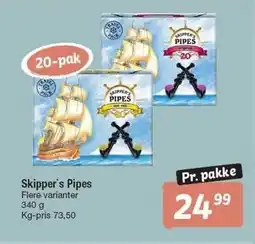 Fakta Tyskland Skipper's Pipes tilbud