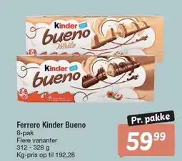 Fakta Tyskland Ferrero Kinder Bueno tilbud