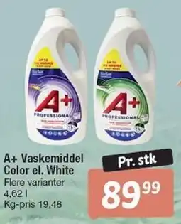 Fakta Tyskland A+ vaskemiddel Color el. White tilbud
