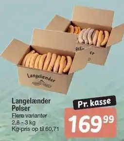 Fakta Tyskland Langelænder pølser tilbud