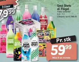 Fakta Tyskland Små shots el. Flügel tilbud
