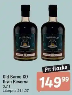 Fakta Tyskland Old Barco XO Gran Reserva tilbud