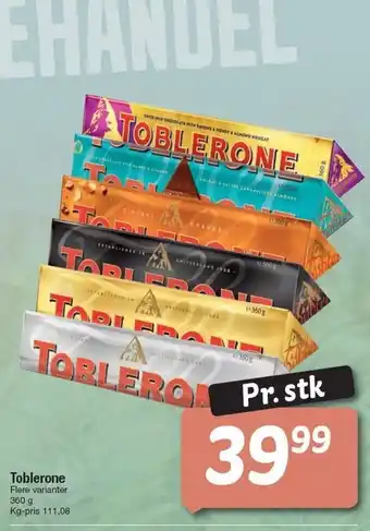 Fakta Tyskland Toblerone tilbud