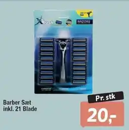 Fakta Tyskland Barber Sæt inkl. 21 Blade tilbud