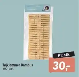 Fakta Tyskland Tøjklemmer Bambus tilbud