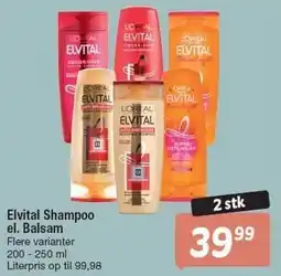 Fakta Tyskland Elvital Shampoo el. Balsam tilbud