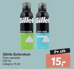 Fakta Tyskland Gillette Barberskum tilbud