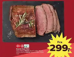 Kvickly Dansk kalv filet tilbud