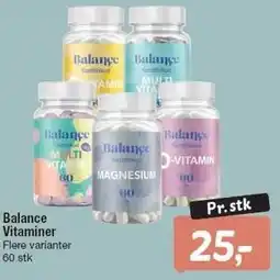 Fakta Tyskland Balance Vitaminer tilbud