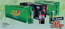 Fakta Tyskland Pepsi Max el. Faxe Kondi tilbud