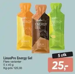 Fakta Tyskland LinusPro Energy Gel tilbud