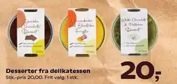 Kvickly Desserter fra delikatessen tilbud