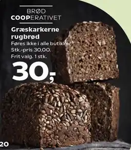 Kvickly Græskarkerne rugbrød tilbud