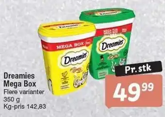 Fakta Tyskland Dreamies Mega Box tilbud