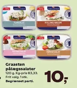 Kvickly Graasten pålægssalater tilbud