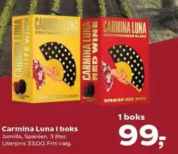 Kvickly Carmina Luna i boks tilbud
