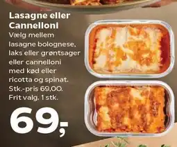 Kvickly Lasagne eller Vannelloni tilbud