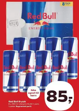 Kvickly Red Bull 8-pak tilbud
