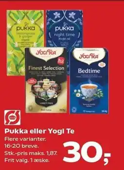 Pukka eller Yogi Te