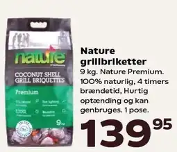 Kvickly Nature grillbriketter tilbud