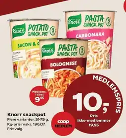 Kvickly Knorr snackpot tilbud