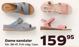 Kvickly Dame sandaler tilbud