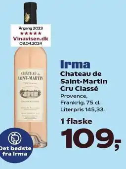 Kvickly Chateau de Saint-Martin Cru Classé tilbud