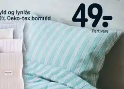 REMA 1000 Falby Pude med fyld og lynlås betræk i 100% Oeko-tex bomuld tilbud