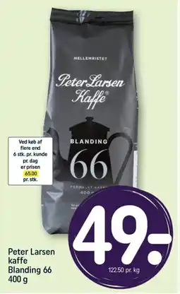 REMA 1000 Peter Larsen kaffe Blanding 66 tilbud