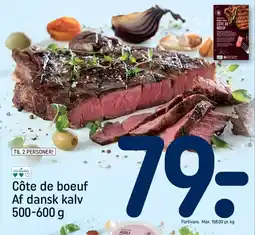 REMA 1000 Côte de boeuf Af dansk kalv tilbud