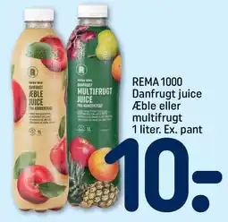 REMA 1000 REMA 1000 Danfrugt juice Æble eller multifrugt tilbud
