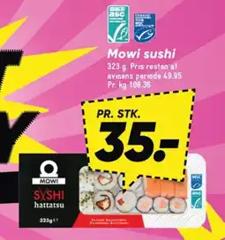 Bilka MOWI sushi tilbud