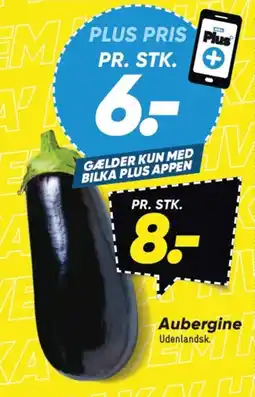 Bilka Aubergine tilbud