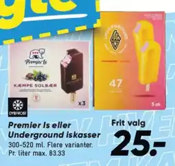 Bilka Premier Is eller Underground iskasser tilbud
