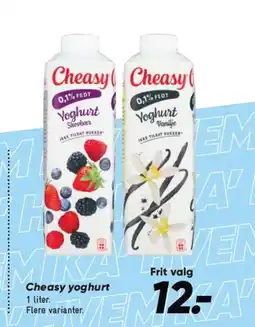 Bilka CHEASY yoghurt tilbud