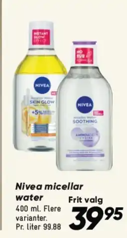 Bilka NIVEA micellar water tilbud