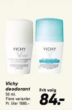 Bilka VICHY deodorant tilbud