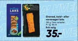Bilka Gravad, kold- eller varmrøget laks tilbud