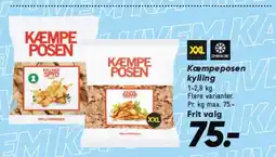 Bilka Kæmpeposen kylling tilbud