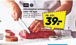 Bilka Håndskåret entrecote eller rib eye tilbud