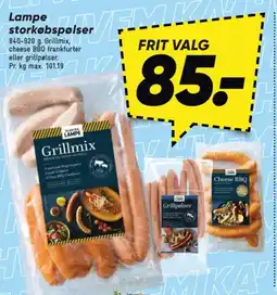 Bilka Lampe storkøbspølser tilbud