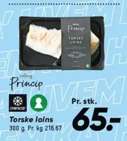Bilka SALLING PRINCIP Torske loins tilbud