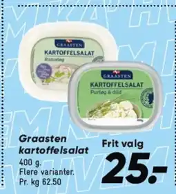 Bilka GRAASTEN kartoffelsalat tilbud