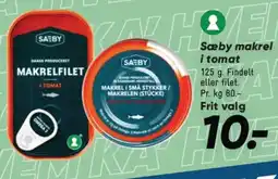 Bilka SÆBY makrel i tomat tilbud