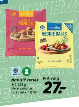 Bilka Naturli' retter tilbud