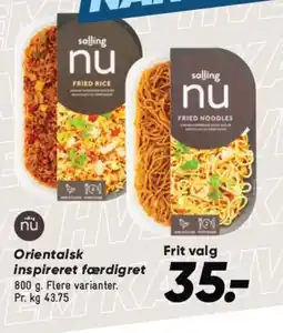 Bilka SALLING Orientalsk inspireret færdigret tilbud
