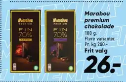 Bilka MARABOU premium chokolade tilbud